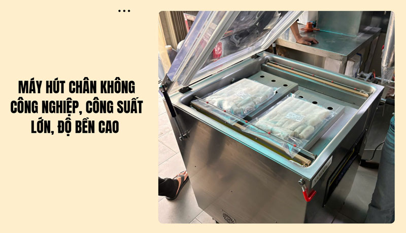 [SO SÁNH] Máy hút chân không mini và Máy ép chân không công nghiệp?