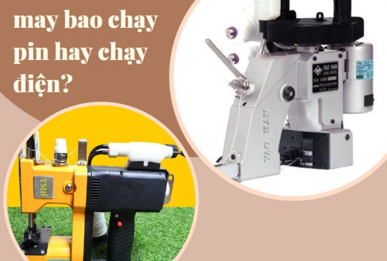 Nên mua máy may bao chạy pin hay chạy điện?