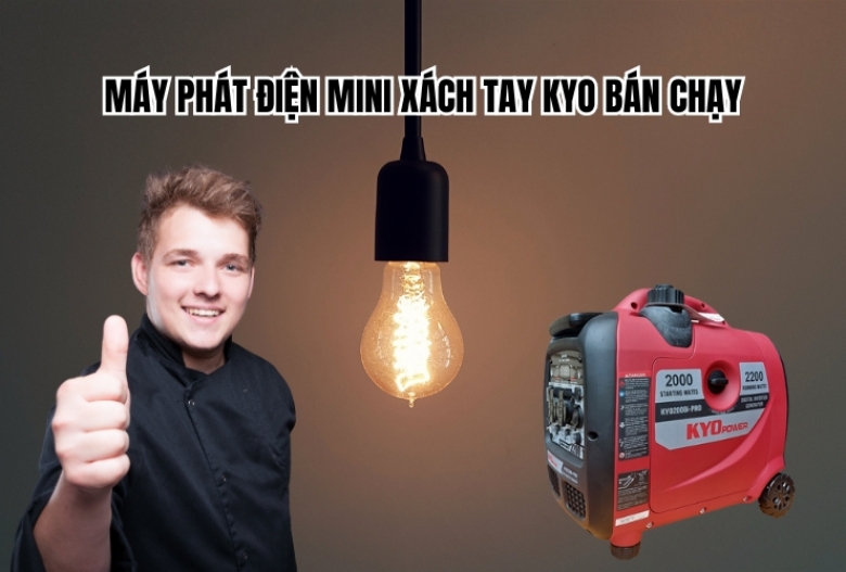 Máy phát điện mini xách tay Kyo bán chạy