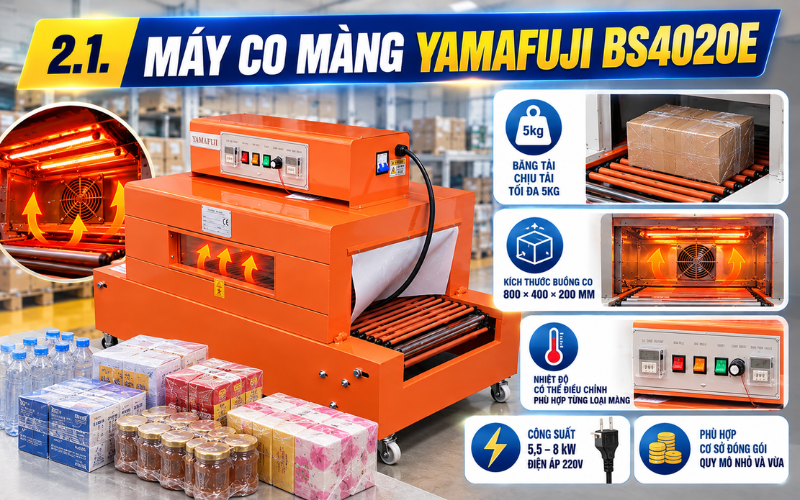 Máy co màng Yamafuji BS4020E