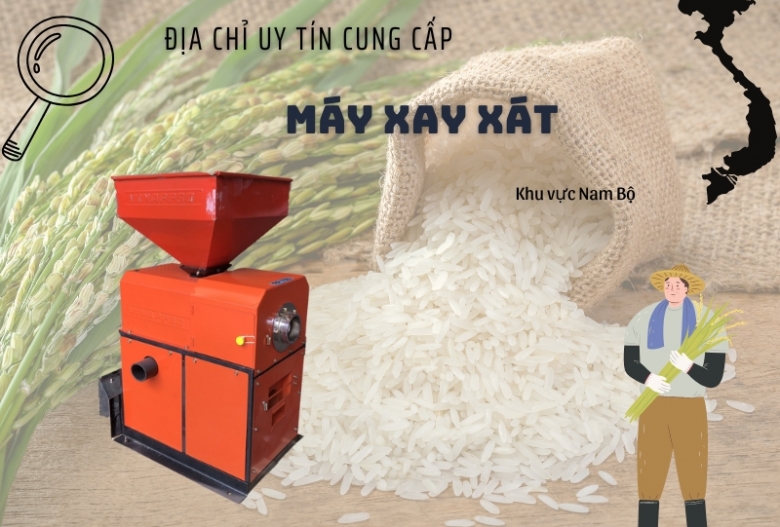 Mua máy xát gạo mini tại khu vực Nam Bộ