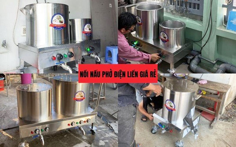 Review nồi nấu phở điện liền giá rẻ đang bán chạy 