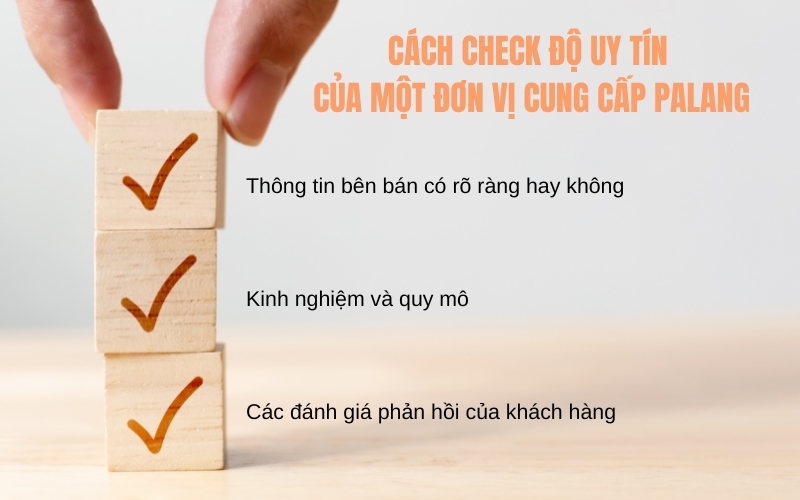 Cách check độ uy tín của một đơn vị cung cấp palang