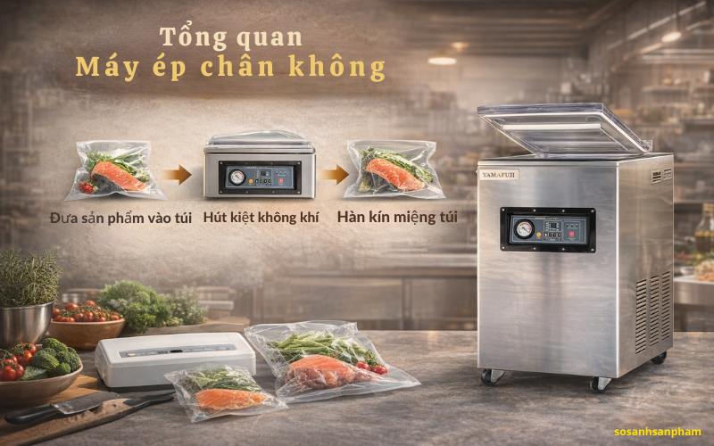 Tổng quan máy ép chân không