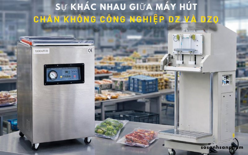 Sự Khác Nhau Giữa Máy Hút Chân Không Công Nghiệp DZ Và DZQ