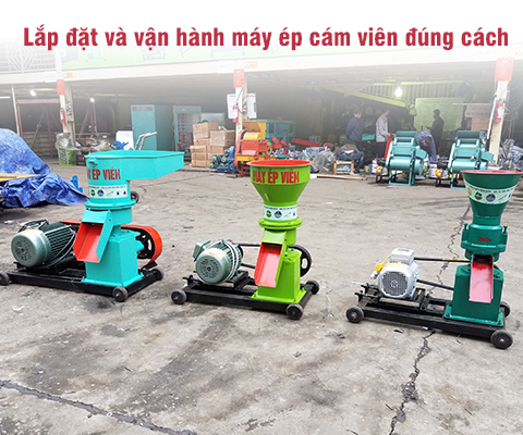 Lắp đặt và vận hành máy ép cám viên đúng cách