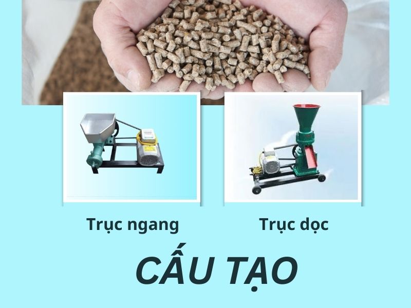 Máy ép cám viên trục ngang