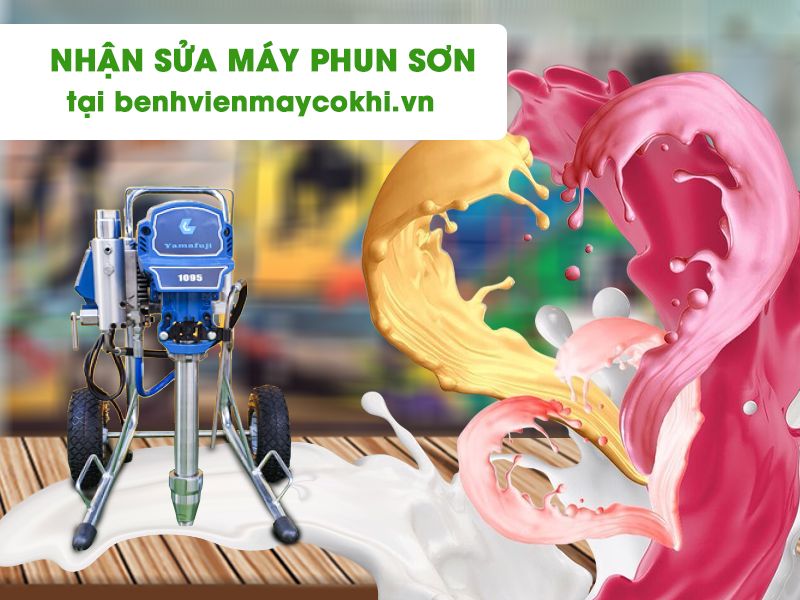 Sửa máy phun sơn xây dựng tại benhvienmaycokhi.vn