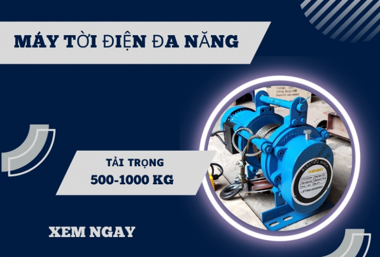 Đầu tư máy tời điện đa năng 500-1000kg chỉ từ 5 triệu đồng