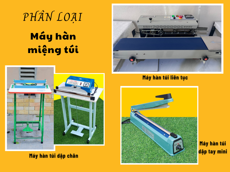 các loại máy hàn miệng túi trên thi trường hiện nay