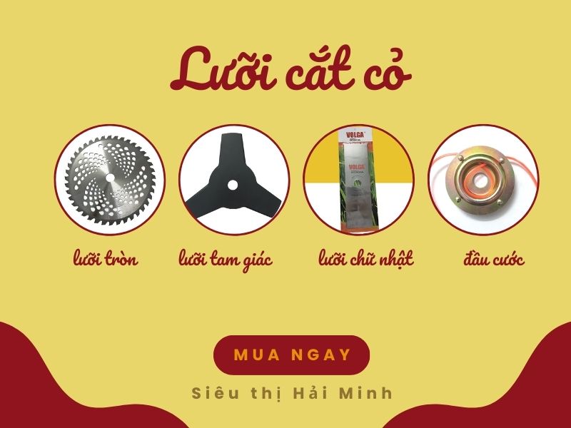 Phân loại lưỡi cắt cỏ