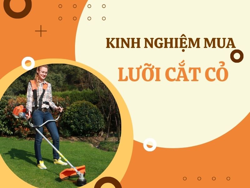 Kinh nghiệm chọn mua lưỡi máy cắt cỏ