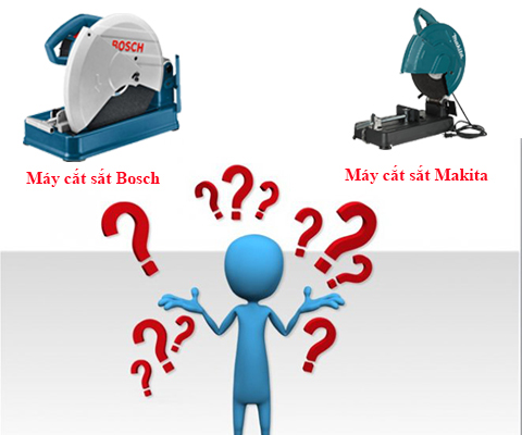 Giữa máy cắt sắt Bosch và Makita nên chọn máy nào?