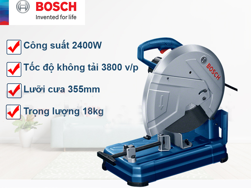 Máy cắt sắt GCO 14-24 2400w Bosch