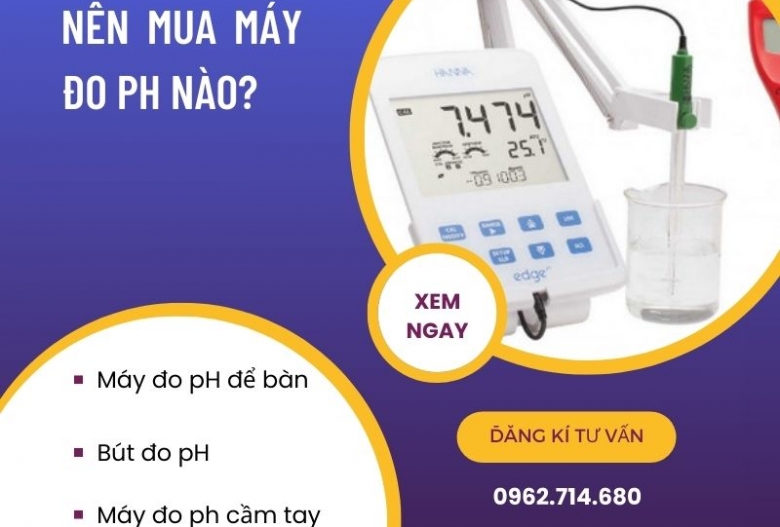 Vai trò của máy đo pH trong đời sống hiện nay