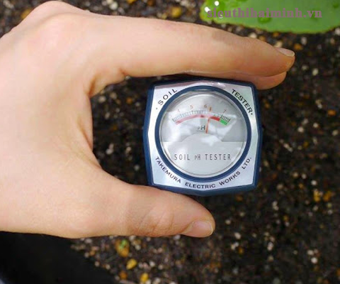máy đo ph đất sử dụng đơn giản