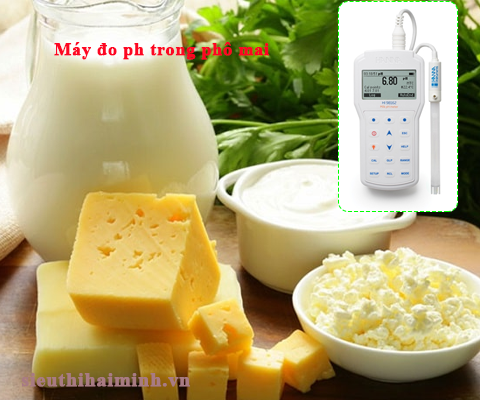 máy đo ph trong bơ và phô mai