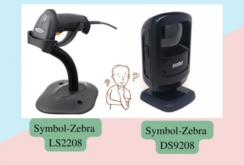 So sánh máy đọc mã vạch symbol-zebra ls2208 và symbol ds9208