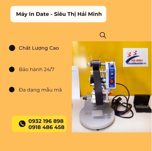 Mua máy in date tại Siêu thị Hải Minh để được hỗ trợ tốt nhất