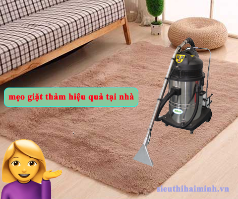 giặt thảm hiệu quả với máy giặt thảm