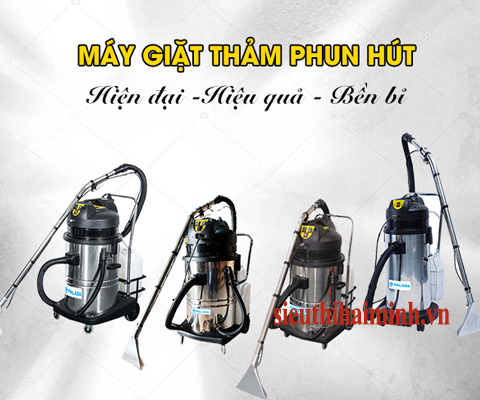 máy giặt thảm hiện đại, hiệu quả