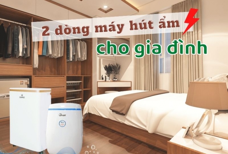 Gia đình 5 người nên sử dụng máy hút ẩm Fujie HM 614EB hay Kosmen KM-12N ?