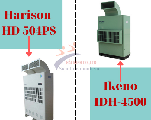 máy hút ẩm Harison HD-504PS và IKENO IDH-4500