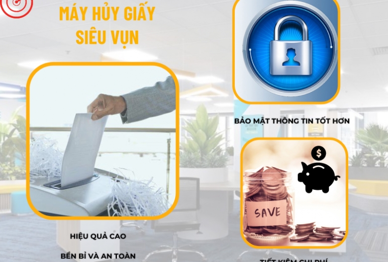 Các dòng máy hủy giấy siêu vụn mới nhất hiện nay