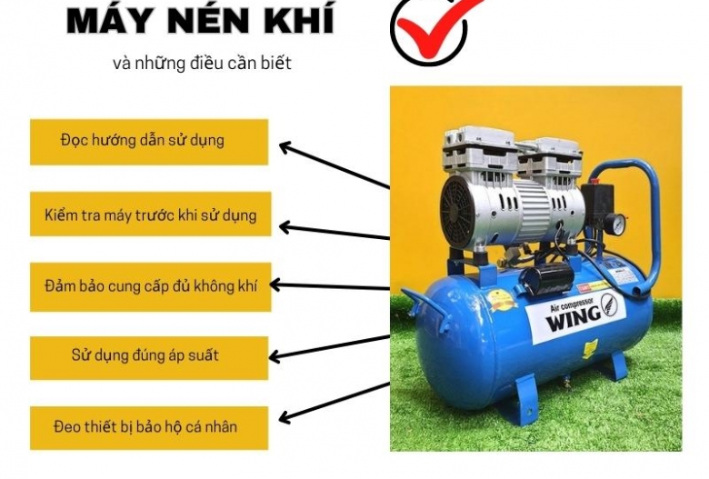 Cảnh báo: Những điều cần phải biết khi vận hành máy nén khí