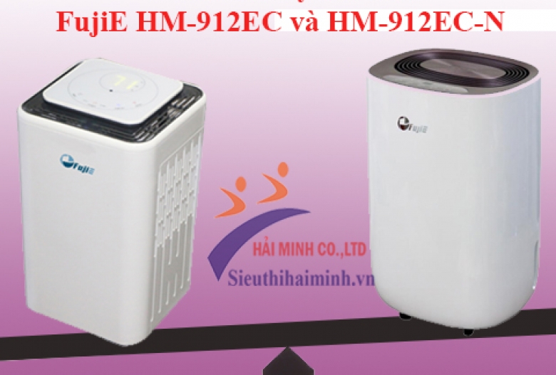 So sánh máy hút ẩm dân dụng FujiE HM-912EC và HM-912EC-N
