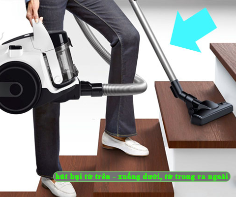 sử dụng máy hút bụi đúng cách