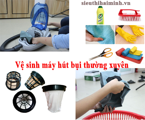 Cần vệ sinh máy hút bụi định kỳ thường xuyên