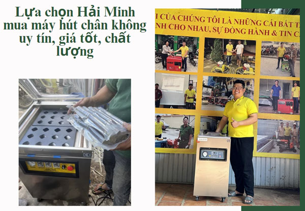 Mua máy ép chân không thực phẩm chất lượng tại Hải Minh 