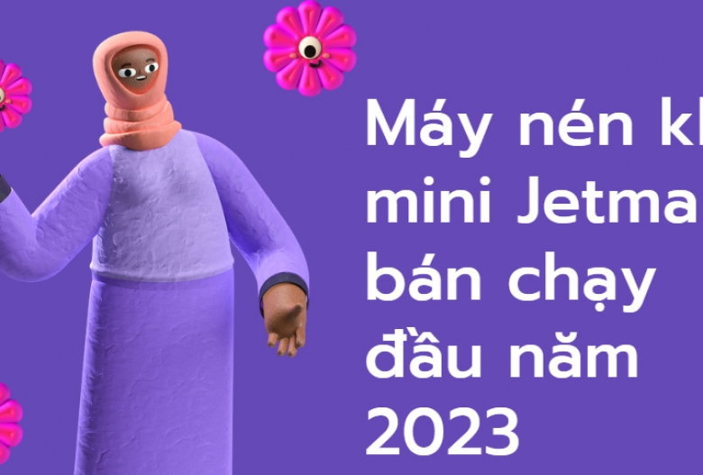 Máy nén khí mini Jetman bán chạy đầu năm 2023