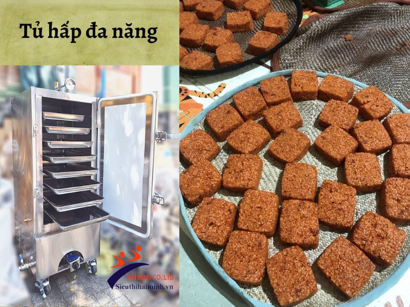 Tủ hấp đa năng: giò chả, xôi, cơm, bánh bao,... chín nhanh, chín đều