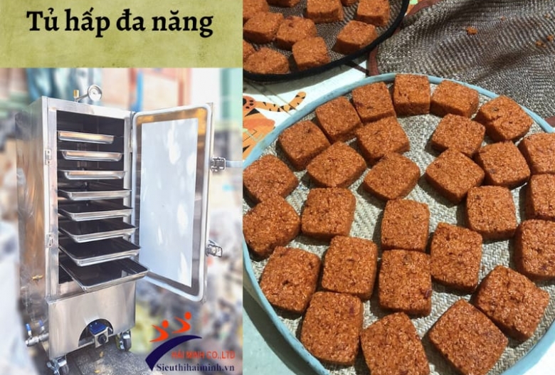 Tủ hấp đa năng: giò chả, xôi, cơm, bánh bao,... chín nhanh, chín đều